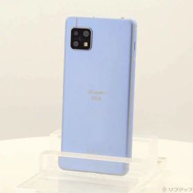 【中古】SHARP(シャープ) AQUOS sense5G 64GB スカイブルー SH-53A docomoロック解除SIMフリー 【349-ud】