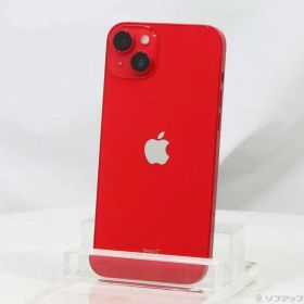 【中古】Apple(アップル) iPhone14 Plus 256GB プロダクトレッド MQ4P3J／A SIMフリー 【262-ud】