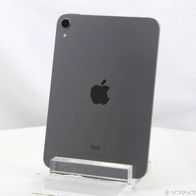 〔中古〕Apple(アップル) iPad mini 第6世代 64GB スペースグレイ MK7M3J／A Wi-Fi〔305-ud〕