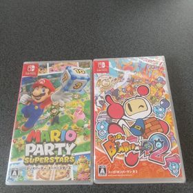 ニンテンドースイッチ(Nintendo Switch)のマリオパーティ スーパースターズ + スーパーボンバーマン R 2(家庭用ゲームソフト)