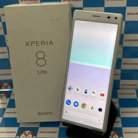 【中古】Xperia 8 Lite 64GB ホワイト J3273 UQmobile版SIMフリー 美品