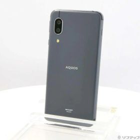 【中古】SHARP(シャープ) AQUOS sense3 64GB ブラック SH-M12 SIMフリー 【269-ud】