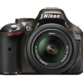 【中古】Nikon デジタル一眼レフカメラ D5200 レンズキット AF-S DX NIKKOR 18-55mm f／3.5-5.6G VR付属 ブロンズ D5200LKBZ