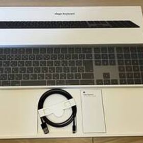 【美品】Apple Magic Keyboard テンキー付き 日本語（JIS）スペースグレイ MRMH2J/A 箱付き