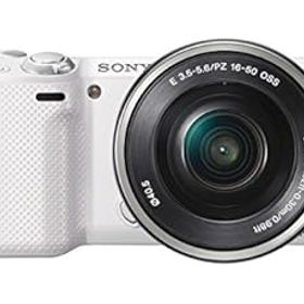 【中古】SONY ミラーレス一眼 NEX-5T パワーズームレンズキット シルバー NEX-5TL-S