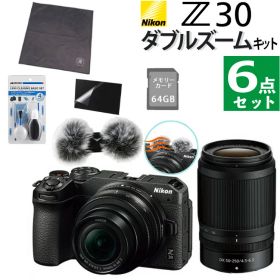 ニコン ミラーレス一眼カメラ Z30 ダブルズームキット ニコン コンパクト 軽量 エントリーモデル VLOG 動画撮影 YouTube おすすめ 運動会 お遊戯会 発表会 入学式 卒業式（ラッピング不可）