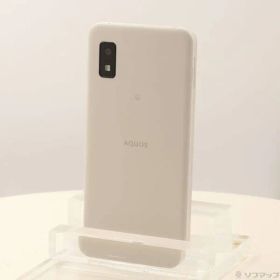 〔中古品〕 AQUOS wish2 64GB アイボリー A204SH Y!mobile SIMフリー【276】
