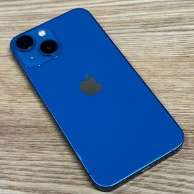 極美品 80% iPhone 13 mini 本体 ブルー 128GB ミニ