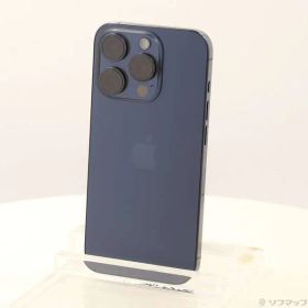 〔中古品〕 iPhone15 Pro 512GB ブルーチタニウム MTUL3J／A SIMフリー【262】