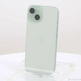 〔中古品〕 iPhone15 128GB グリーン MTMM3J／A SIMフリー【344】