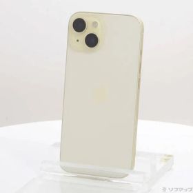 〔中古品〕 iPhone15 128GB イエロー MTMK3J／A SIMフリー【305】