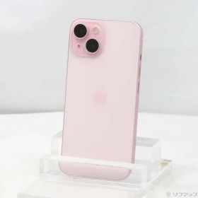 〔中古品〕 iPhone15 128GB ピンク MTMJ3J／A SIMフリー【258】