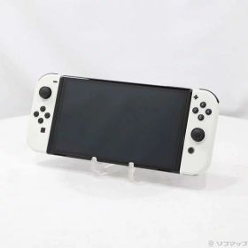 【中古】Nintendo(任天堂) Nintendo Switch 有機ELモデル Joy-Con(L)／(R) ホワイト 【220-ud】