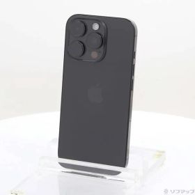 ソフマップ 〔中古品〕 iPhone16 Pro 128GB ブラックチタニウム MYMV3J／A SIMフリー【258】