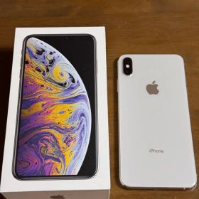 【超美品】iPhone XSMAX シルバー 64GB SIMフリー【純正箱】