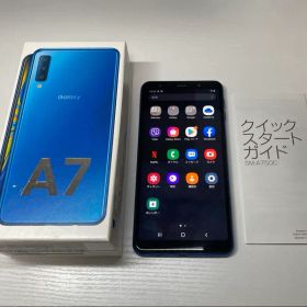 【Samsung】 Galaxy A7 本体 青色