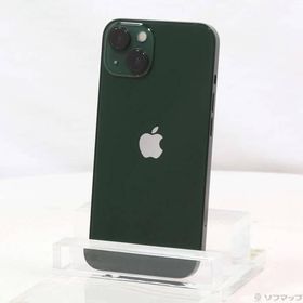 〔中古〕Apple(アップル) iPhone13 128GB グリーン NNGG3J／A SIMフリー〔344-ud〕