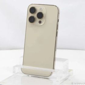 〔中古品〕 iPhone14 Pro 256GB ゴールド MQ173J／A SIMフリー【258】