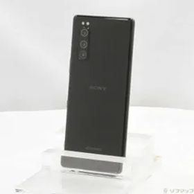 〔中古品〕 Xperia 5 64GB ブラック SO-01M docomoロック解除SIMフリー【344】