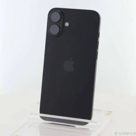 〔中古品〕 iPhone16 Plus 256GB ブラック MXVG3J／A SIMフリー【349】