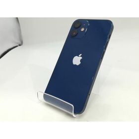 【中古】Apple 国内版 【SIMフリー】 iPhone 12 mini 128GB ブルー MGDP3J/A【浜松駅前】保証期間１ヶ月【ランクC】