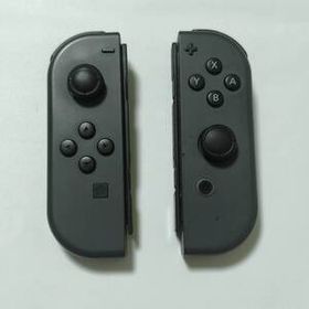 送料無料 Nintendo Switch Joy-Con ジョイコン 純正 グレー L R セット HAC-A-JLGAA ジャンク