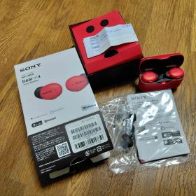 1/31まで。※箱無し発送 SONY WF-H800 ワイヤレスイヤホン レッド