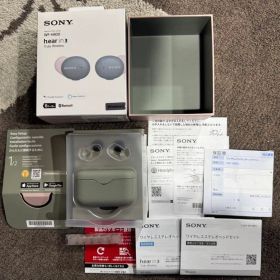 美品 新品イヤホンSONY WF-H800 hear in 3 グレー ソニー