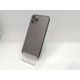 【中古】Apple au 【SIMロック解除済み】 iPhone 11 Pro 64GB スペースグレイ MWC22J/A【大阪堂島】保証期間1週間【ランクC】