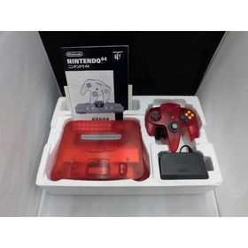 ニンテンドー Nintendo 64 本体 クリアレッド NUS-S-TRWA
