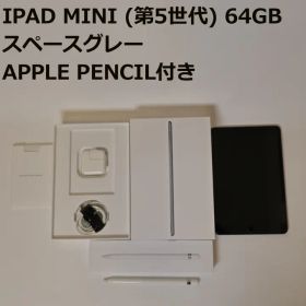 【美品】iPad mini (第5世代) 64GB スペースグレーPencil付