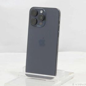 〔中古品〕 iPhone15 Pro Max 1TB ブルーチタニウム MU723J／A SIMフリー【377】