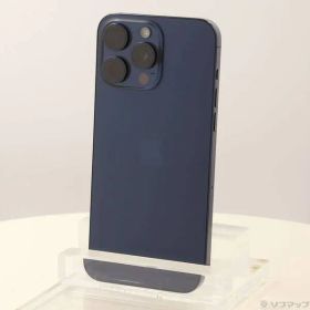 〔中古品〕 iPhone15 Pro Max 256GB ブルーチタニウム MU6T3J／A SIMフリー【344】