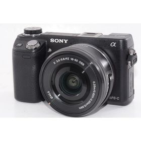 【中古】【外観並級】ソニー SONY ミラーレス一眼 α NEX-6 パワーズームレンズキット E PZ 16-50mm F3.5-5.6 OSS付属 NEX-6L/B