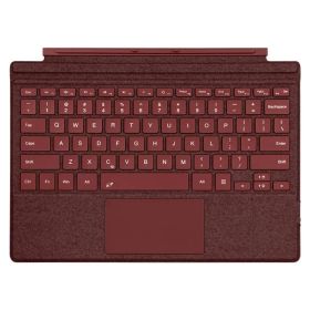 Color:ワインレッド_Size:Surface Go 4/3/2/1 Surface Go 4/Go 3/Go 2/Go 対応 キーボード ワイヤレス サーフェス Go 第4/3/2/1代ケース タブレットのキーボード タッチパッド付き 7色バックライト