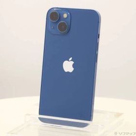 〔中古品〕 iPhone13 128GB ブルー MLNG3J／A SIMフリー【297】