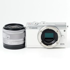 キヤノン(Canon)のCanon ミラーレス一眼カメラ EOS M100 EF-M 15-45mm IS STM レンズキット ホワイト #14267(ミラーレス一眼)