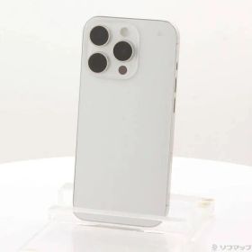 〔中古品〕 iPhone15 Pro 256GB ホワイトチタニウム MTUD3J／A SIMフリー【258】