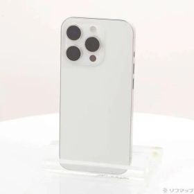 ソフマップ 〔中古品〕 iPhone15 Pro 256GB ホワイトチタニウム MTUD3J／A SIMフリー【349】