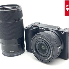 【中古】 【並品】 ソニー VLOGCAM ZV-E10 II ダブルズームレンズキット ブラック [ZV-E10M2X B] 【ミラーレス一眼】 【6ヶ月保証】