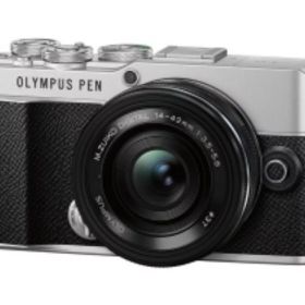 OLYMPUS PEN E-P7 14-42mm EZレンズキット シルバー ミラーレス一眼カメラ オリンパス