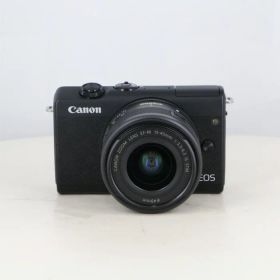 【中古】 (キヤノン) Canon EOSM200ブラック+EF-M15-45/3.5-6.3IS STM【中古カメラ デジタル一眼】 ランク：AB