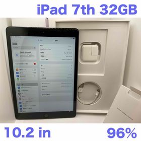 アップル(Apple)のiPad 第7世代 WiFi 32GB スペースグレイBT96%(タブレット)