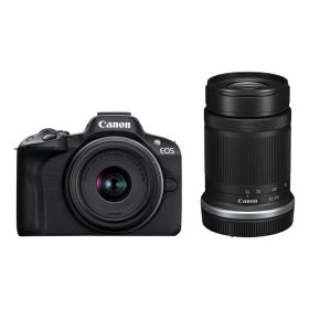 《新品》キヤノン EOS R50 ダブルズームキット ブラック ミラーレス一眼 Canon