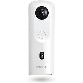【中古-非常に良い】 RICOH リコー THETA SC2 WHITE ホワイト 360度全天球カメラ 360°手振れ補正機能 4K動画 進化したHDR合成機能