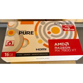 サファイア(SAPPHIRE)のSAPPHIRE PURE RADEON RX7800XT 動作確認済 領収書付(PCパーツ)