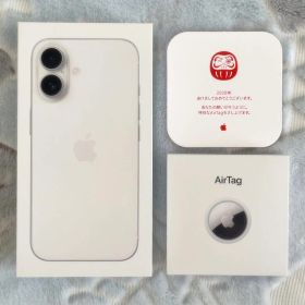【1時間限定セール】iPhone 16 ホワイト + AirTag 2026限定