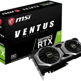 【中古】 MSI GeForce RTX 2080 VENTUS 8G OC グラフィックスボード VD6726