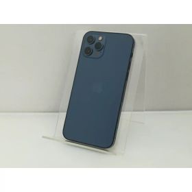 【中古】Apple docomo 【SIMロック解除済み】 iPhone 12 Pro 256GB パシフィックブルー MGMD3J/A【大須】保証期間1ヶ月【ランクC】