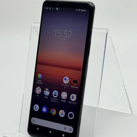 【中古B】Xperia 5 II SOG02 8GB+128GB ブラック SIMフリー 白ロム